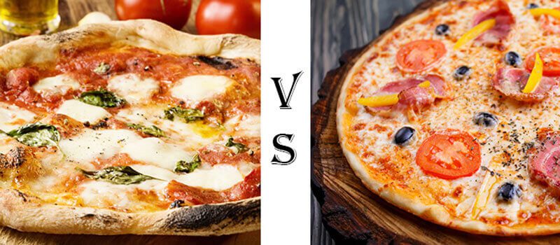 Neapolitan vs Sicilian Pizza