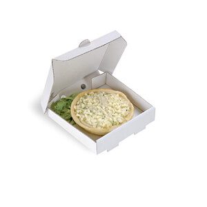 PacknWood Square Cardboard Mini Pizza Box