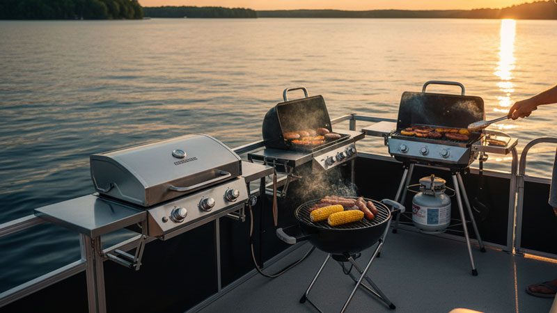 Best Gas Grill for Pontoon Boat