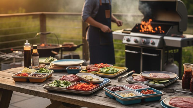Best Grill Prep Trays With Removable Plates