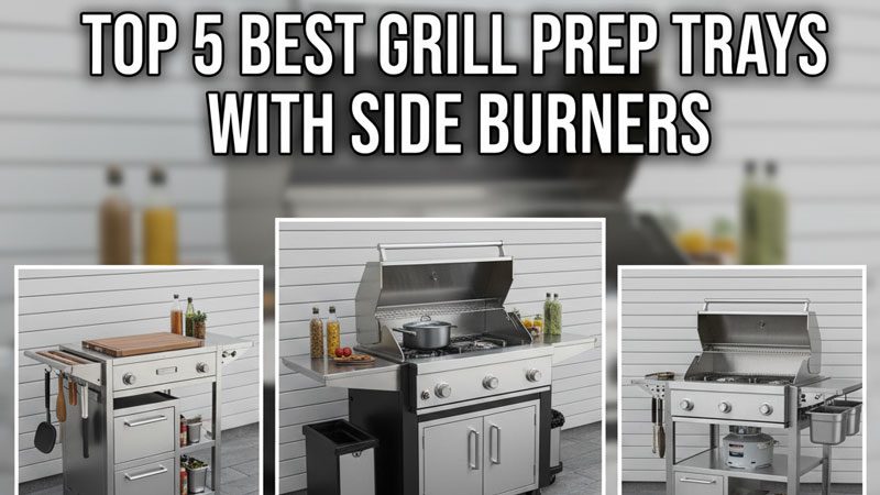 Best Grill Prep Trays With Side Burners
