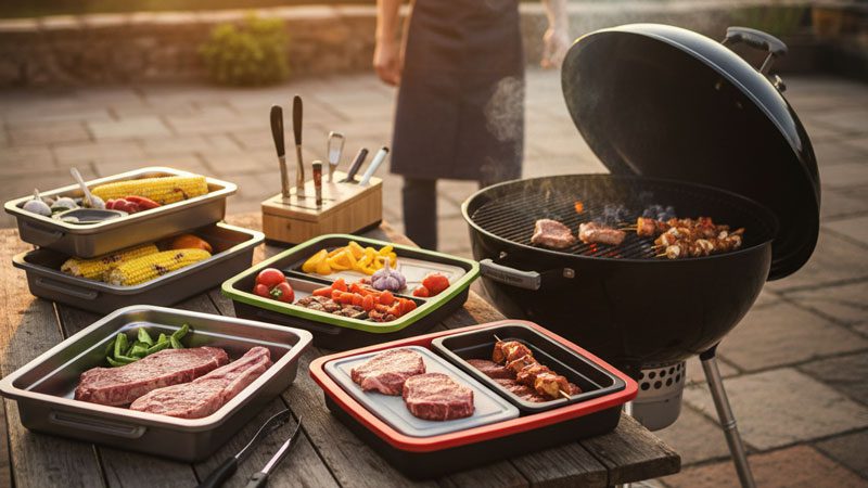 Best Grill Prep Trays for Charcoal Grills