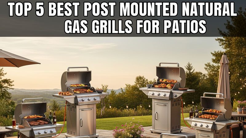 Best Post Mounted Natural Gas Grills for Patios