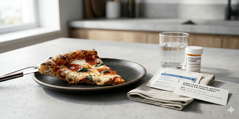 Can I Eat Pizza After Tooth Extraction