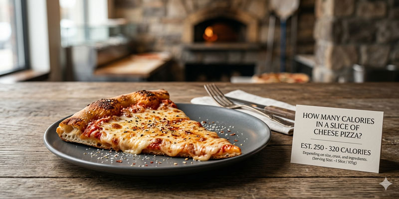 How Many Calories in a Slice of Cheese Pizza