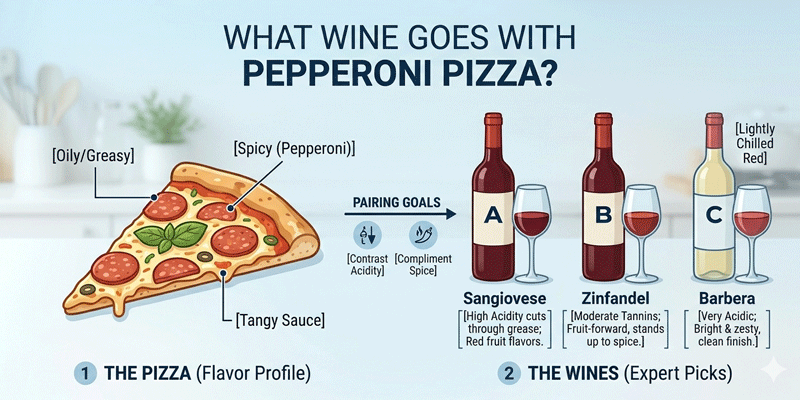 What Wine Goes With Pepperoni Pizza