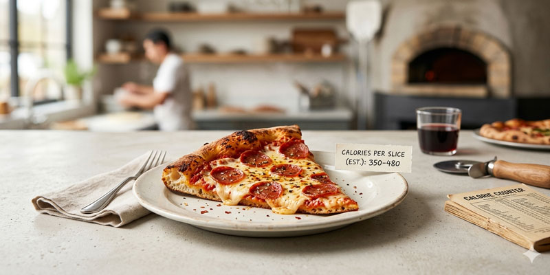 How Many Calories in a Pizzeria Slice of Pizza